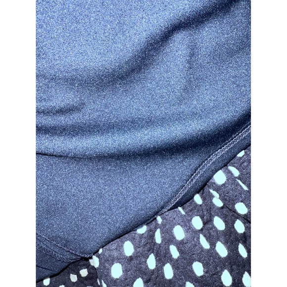 Betsy Johnson Polka Dot Mini Shift Dress 10‎ Black Ruffle Hem Sleeveless Retro - Picture 5 of 10